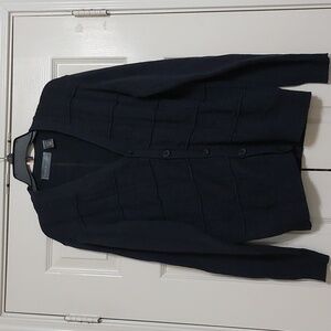 Oscar de la Renta Men’s Navy Cardigan Sweater